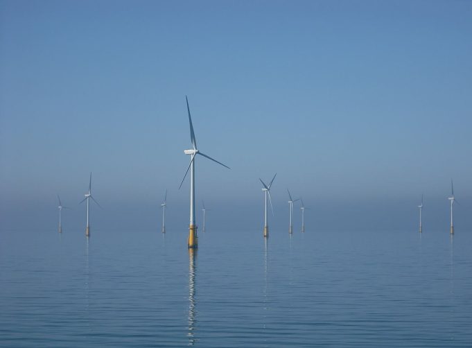 Ports Race to Expand for the Offshore Wind Build-Out Offshore wind turbines at sea